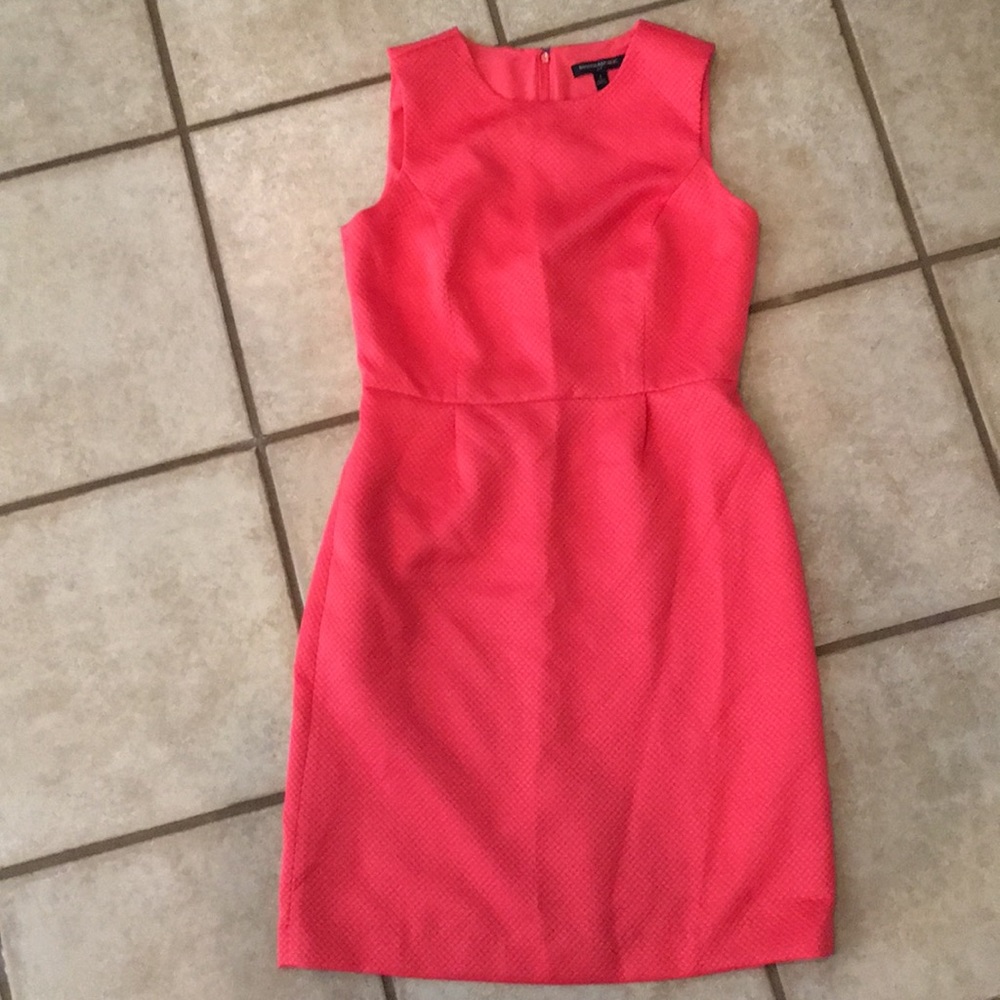Banana republic coral dress size 4